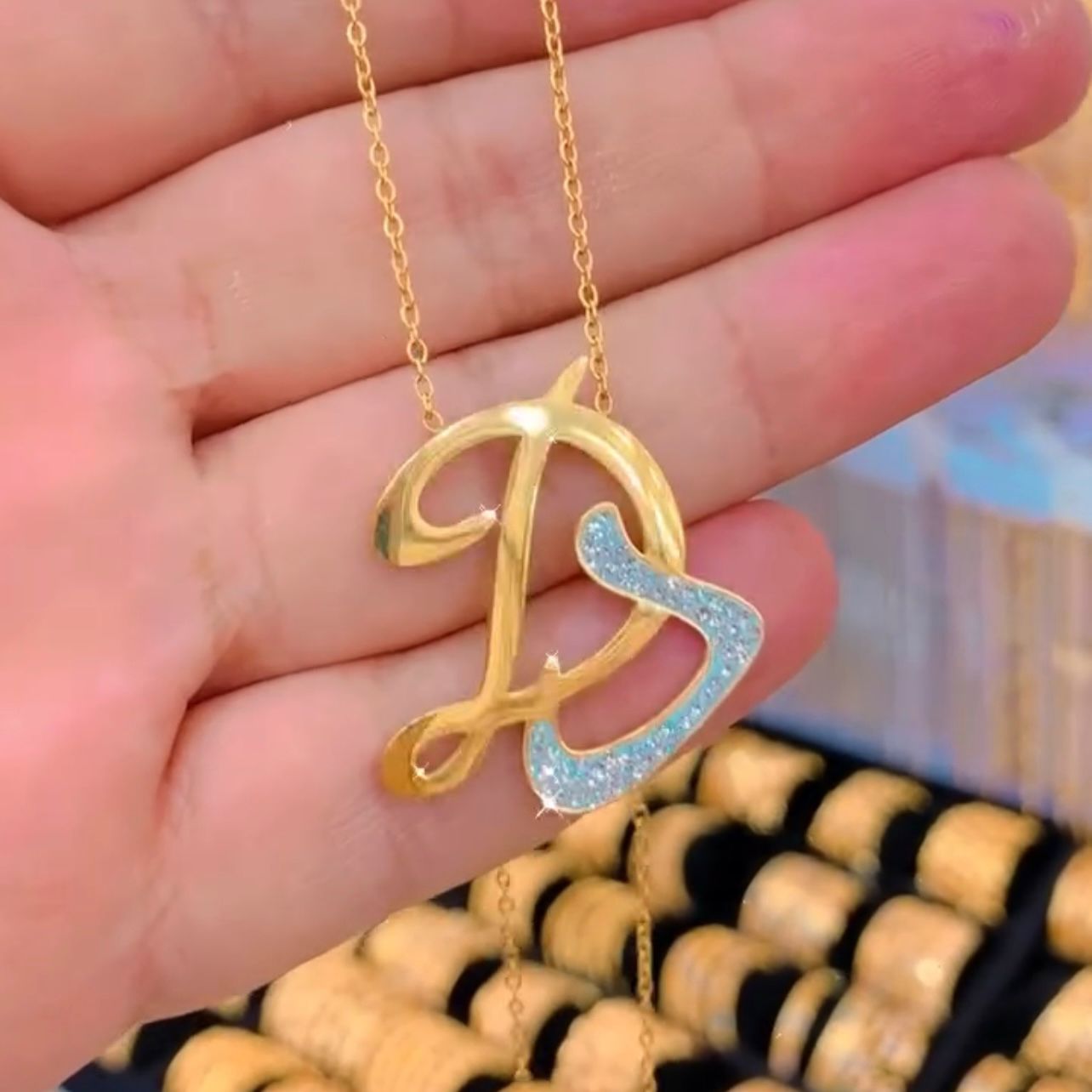 Customize Initial Name Necklace
