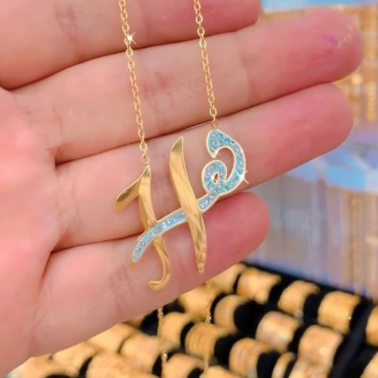 Customize Initial Name Necklace