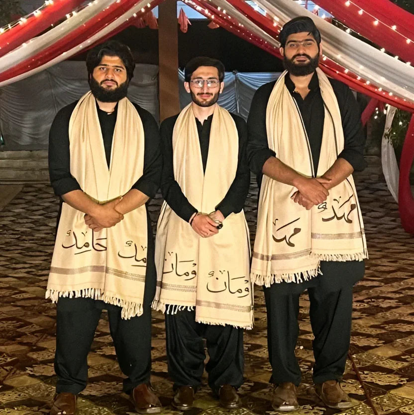 Customize Winter Name Shawls