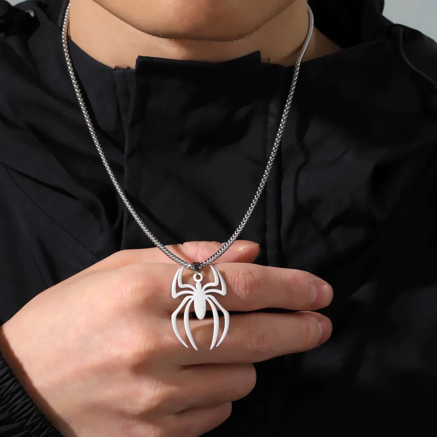 My Shape Punk Spider Necklaces-Pendant