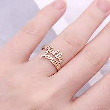 Customize Name Ring