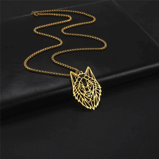 Skyrim Wolf Amulet Cut Out Necklace - Pendant